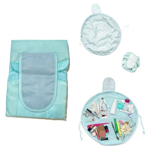 American Crafts We R Memory Keepers Bloom Pouch - Zippered Pockets, Mint - Picture 1 of 12